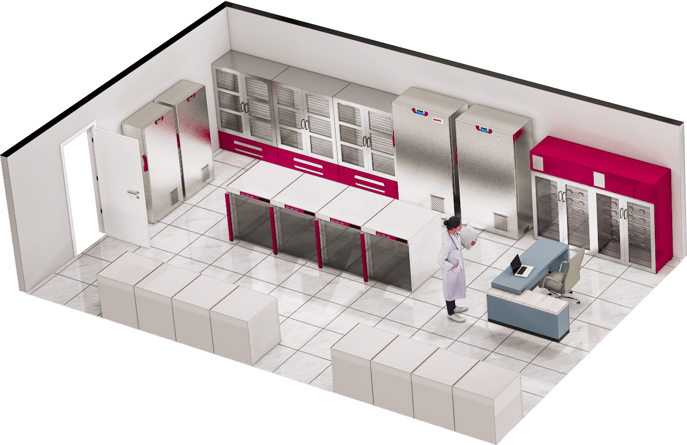 Aljessr Blood Bank Separation Room