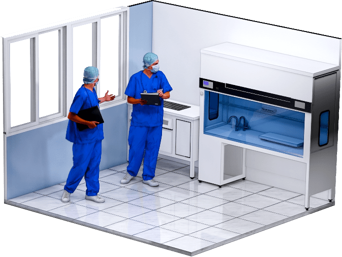 Aljessr Pathology Lab Tissue Grossing Room
